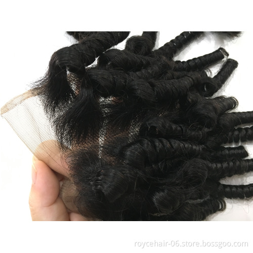 Hair Extension Suppliers China Remy Malaysian Afro Kinky Curl Sew In Human Hair Weave With Closure Afro Kinky Bulk Buy